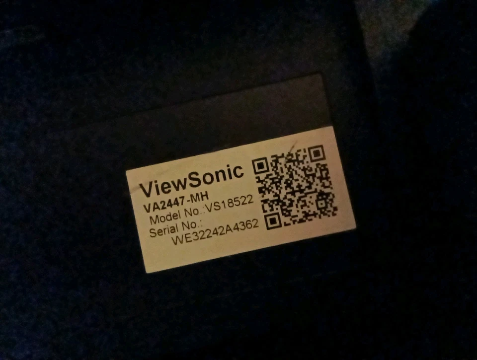 24-inch Full HD LED monitor, model VA2447-MH (Model No.: VS18522) - Image 1 of 2