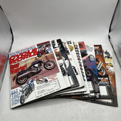 Cycle World Motorcycle Magazine 2002 Lot of 10 Issues Honda Suzukis Yamaha BMW - Image 1 of 4