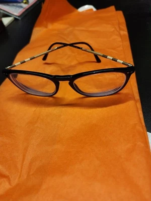 Monturas de gafas redondas negras para mujer Burberry B 2258-Q 3316 55 mm Foto 1 de 4