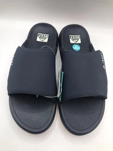 MEN'S REEF NAVY/WHITE/ORANGE SWELL CRUISER SLIDE SANDAL W/BOTTLE OPENER SIZE 11 - Picture 1 of 12