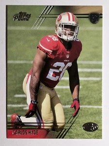 2014 Topps Prime #131A Carlos Hyde RC/hands down by knees - Picture 1 of 2