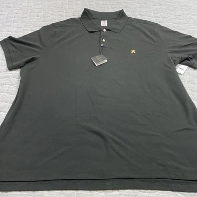 Camisa Polo Brooks Brothers Para Hombre 3XL Negra Algodón Supima Elastizada Informal Foto 1 de 4