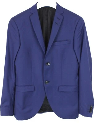 Tiger Of Sweden Jil Blazer Men (EU) 44 Single Breasted Wool Notch Lapel Blue - Image 1 of 4