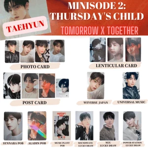 Tarjeta fotográfica TXT TAEHYUN MAÑANA X JUNTOS MINISODO 2: JUEVES NIÑO - Imagen 1 de 77