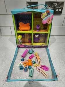 ⭐️ Vintage POLLY POCKET Fashion Polly TRENDY TOWNHOUSE Carry Case Set 2002 ⭐️ - Picture 1 of 12