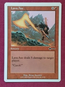 Magic The Gathering BEATDOWN BOX SET LAVA AXE red card MTG - Picture 1 of 2