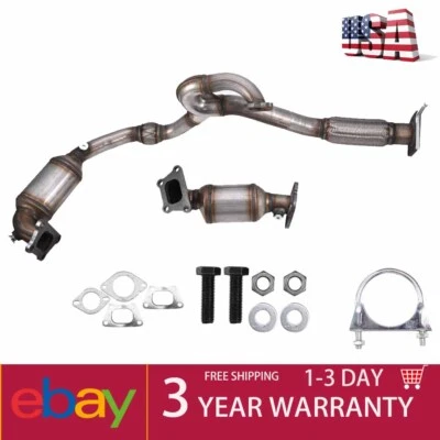 For Cadillac SRX 3.0L Both Catalytic Converter & Flex Pipe 2010-2011 10H41324 Foto 1 de 4