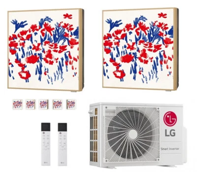 Klimaanlagen MultiSplit LG GALLERY PHOTO 2 Räume 2 x 3,5 kW Aggregat 4,7 kW - Bild 1 von 4