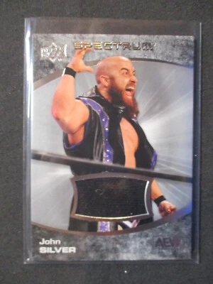 2021 Upper Deck AEW Spectrum Memorabilia Jersey Relic #47 John Silver - Image 1 of 2