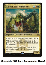 MTG Commander EDH Deck Animar, Soul of Elements 100 Cards Custom Deck Morph