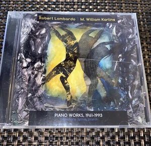 Robert Lombardo M William Karlins Jazz Piano Works CD (1961-93) NEW & SEALED! - Picture 1 of 3