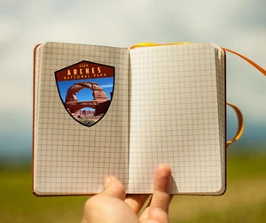 2 Bögen Nationalpark Aufkleber Utah Reiseaufkleber - Bögen Sticker Bögen Decal USA - Bild 1 von 1