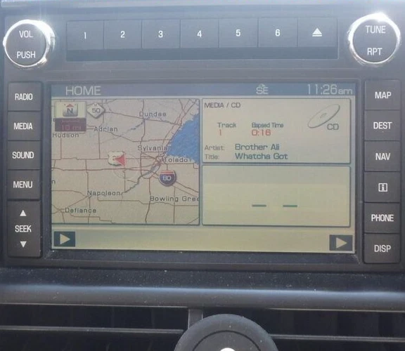 2010 MERCURY MOUNTAINEER EXPLORER RADIO NAVIGATION DISPLAY SCREEN GENUINE OEM - Image 1 of 4