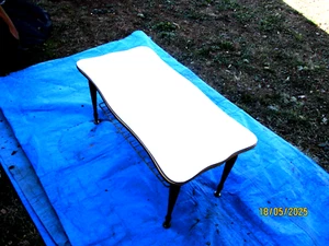 Vintage Retro MCM Mirrored Top Cigar Legged Coffee Table with Anodised Underrack - Picture 1 of 9