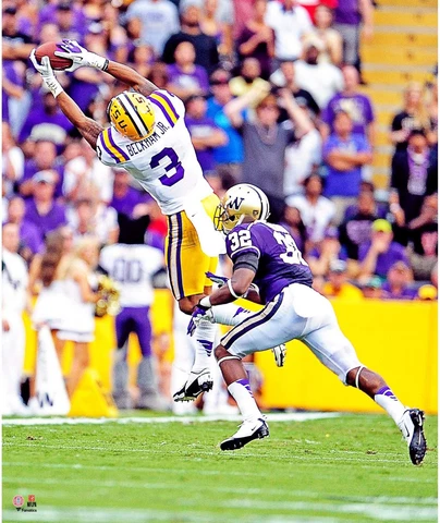 Odell Beckham Jr. LSU Tigers Unsigned Catching Photograph Cover