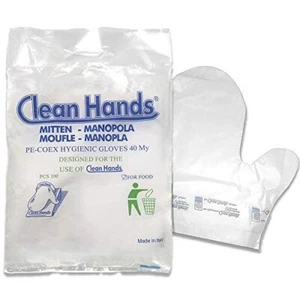 Clean hands – Guanti Igienici 100 pz - Manopola HACCP– Per Manipolazioni Alim.