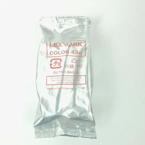 New Genuine Lexmark 43xl Color Ink Cartridge Sealed/No Box - Picture 1 of 1