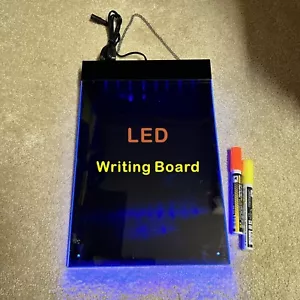 Color Changing LED Message Writing Board 16"x12" w/Adaptor for Store and Home - Picture 1 of 8