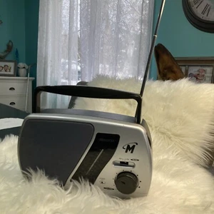 Battery And Power Cord Emergency Radio VTG Memorex MR45 Portable AM/FM AC/DC - Picture 1 of 12