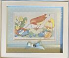 Mabel Lucie Lucy Attwell Attwel Atwell Original Robin Bird Print In White Frame