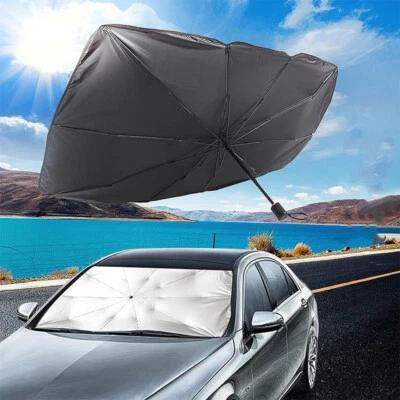 Parabrisas Coche Parasol Paraguas UV Calor Reflectante Visera Ventana Cubierta Plegable Foto 1 de 4