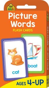 PICTURE WORDS Flash Cards Suitable for Kids Ages 4 - 6 Early Learning Hinkler
