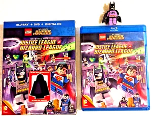 LEGO DC Comics Super Heroes~JUSTICE LEAGUE VS BIZARRO LEAGUE~W/FIGURE~Blu Ray~NM - Picture 1 of 12