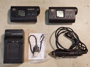 Two Sony HDR-AS15 action cams, with AC/DC charger and batteries. Price drop! - Picture 1 of 7