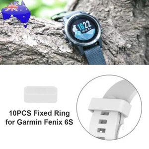 10 PCS Wristband Fastener Ring Silicone for Garmin Fenix 6S Pro/6S/5S Plus/5S - Zdjęcie 1 z 11