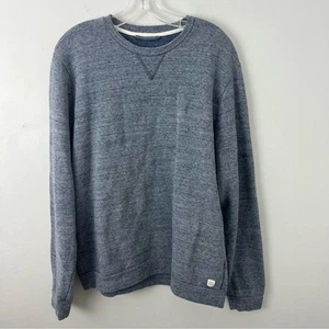 Marine Layer Re Spun Men's Heathered Blue Crewneck Sweater Size XL - Picture 1 of 5