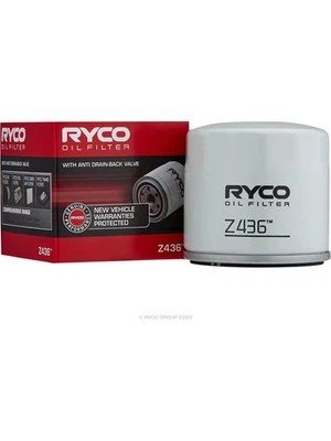 Ryco Oil Filter fits Nissan Almera 1.5 N17 i (Z436) - image 1 of 4