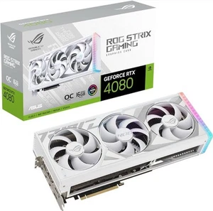 ASUS ROG Strix RTX 4080 OC White 16GB GDDR6X Video Graphics Card - Afbeelding 1 van 3