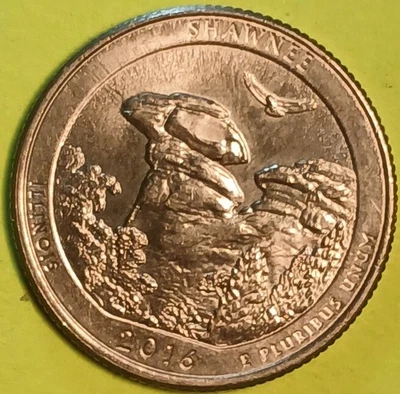 2016 P Shawnee Quarter Improper Annealing Error Coin - Image 1 of 4