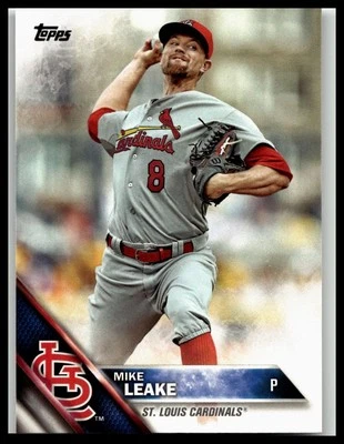 2016 Topps #578 Mike Leake St. Louis Cardinals - Image 1 of 2