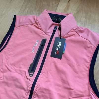 Ralph Lauren RLX Vest Mens Small Full Zip Golf Windbreaker Performance Wicking - Image 1 of 4