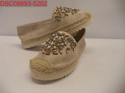 Patrizia by Spring Step Women's Size 36 (US: 5.5-6) Beige Sequined Loafer Shoe - Image 1 of 4