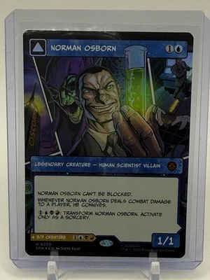 NM/M - Norman Osborn Green Goblin - Foil Borderless MTG Marvel's Spider-Man 0220 - Image 1 of 2
