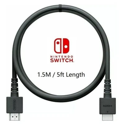 New Original Nintendo HDMI cable for Switch TV Dock, Wii nes snes 1.5 m / 5 feet - Image 1 of 4