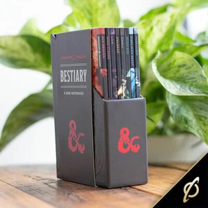 DUNGEONS & DRAGONS D&D BESTIARY NOTEBOOK SET: 8 MINI NOTEBOOKS: NEU - Bild 1 von 5