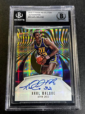 KARL MALONE 2016 PANINI REVOLUTION #33 AUTOGRAPH AUTO HOLOFOIL CARD JAZZ NBA HOF
