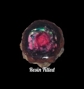 Colgante único Ans único en su clase colorido relleno de resina de neón  - Imagen 1 de 2