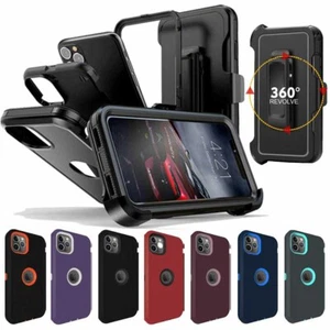 Für iPhone 11 Pro Max 11 Stoßfeste Hülle Cover + Gürtelclip passt Otterbox Defender - Bild 1 von 19