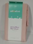 Pillowfort Just Peachy Microfiber Flat Sheet Size Full New with Tags Pink/ Peach