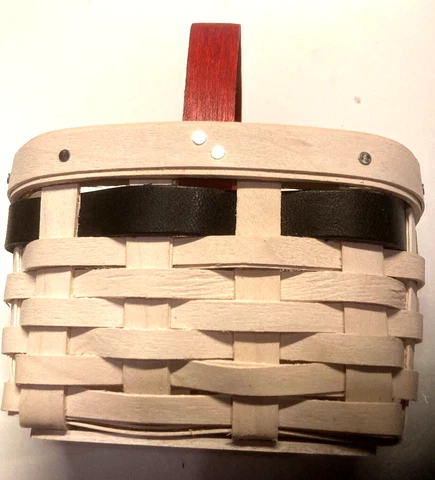 Longaberger 2021 Miniature Holiday Bread & Milk Basket-NEW-FREE SHIPPING! Cover