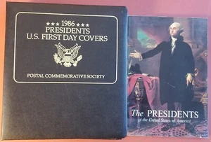 1986 PRESIDENTS U.S. FIRST DAY COVERS by Postal Commemorative Society AMERIPEX - Picture 1 of 6