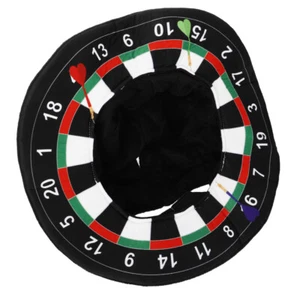 Dart Hat Child Stunning Fun Party Sports Headwear Dartboard Headpiece - Bild 1 von 12