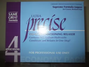 4 applicazioni SoftSheen Carson rilassatore condizionatore ultra preciso no-lye SUPER - Foto 1 di 1