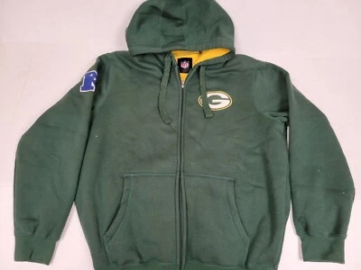 NFL Green Bay Packers Full Zip Hooded Sherpa Sweatshirt, New (Men's Large) - Image 1 of 4