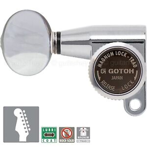 NEW Gotoh SG360-05 MGT 6 In-Line MAGNUM Locking OVAL Mini LEFT-HANDED - CHROME