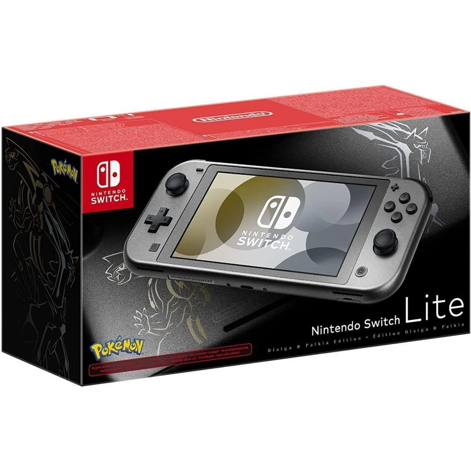 Nintendo Switch Lite Dialga & Palkia Edition Konsole - Grau/Gold (10007814)